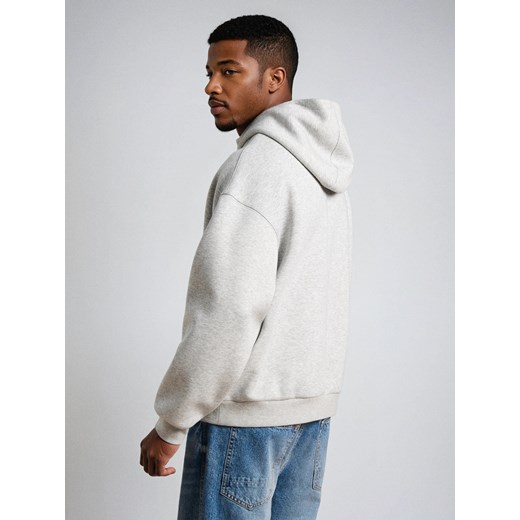 Sinsay - Bluza hoodie basic - szary Sinsay S Sinsay