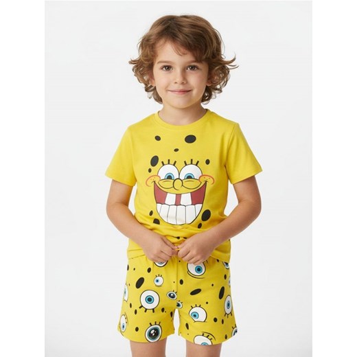 Sinsay - Piżama dwuczęściowa SpongeBob - żółty ze sklepu Sinsay w kategorii Piżamy dziecięce - zdjęcie 187266251