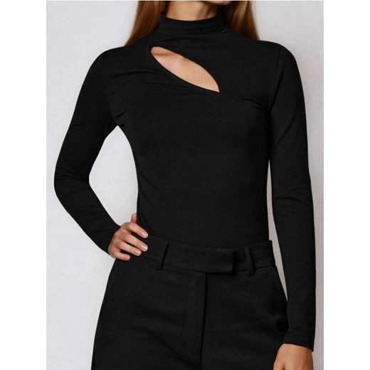 Sinsay - Body z długim rękawem - czarny ze sklepu Sinsay w kategorii Body damskie - zdjęcie 187266301