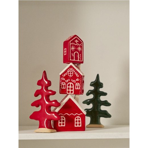 Sinsay - Dekoracje świąteczne 3 pack - czerwony ze sklepu Sinsay w kategorii Dekoracje bożonarodzeniowe - zdjęcie 187266374