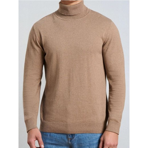 Sinsay - Klasyczny golf - beżowy ze sklepu Sinsay w kategorii Swetry męskie - zdjęcie 187266454