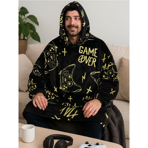 Sinsay - Bluza snuddie - zielony - id: 830HO-72X - marki Sinsay - 187266500 Sinsay - Bluza snuddie - zielony ze sklepu Sinsay w kategorii Bluzy męskie - zdjęcie 187266500