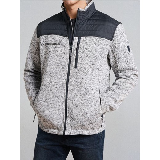 Sinsay - Bluza softshell - szary ze sklepu Sinsay w kategorii Bluzy męskie - zdjęcie 187266551