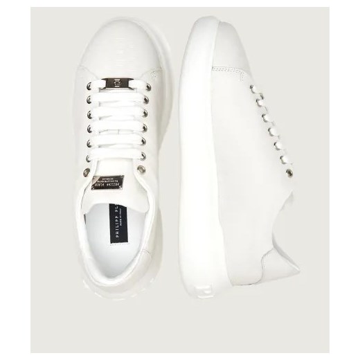 Philipp Plein Skórzane sneakersy Low Top Gomez Fashion Store