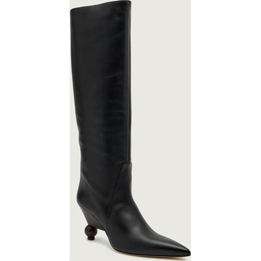 Weekend MaxMara Skórzane kozaki na słupku TASCA ze sklepu Gomez Fashion Store w kategorii Kozaki damskie - zdjęcie 187267140