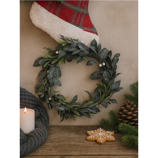 Sinsay - Świąteczny wieniec dekoracyjny - wielobarwny ze sklepu Sinsay w kategorii Dekoracje bożonarodzeniowe - zdjęcie 187267760