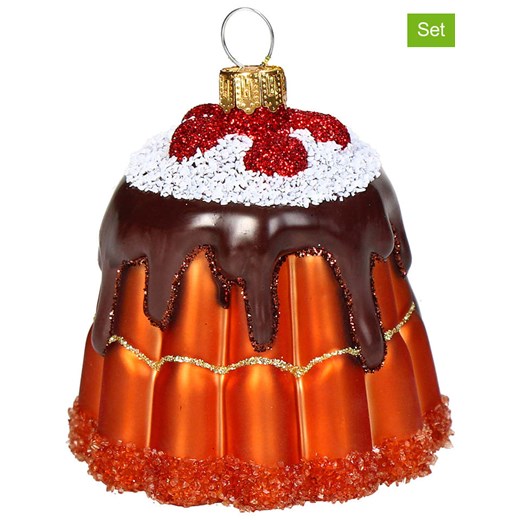 Kersten Bombki (2 szt.) "Pudding" w kolorze brązowym - wys. 6,5 cm - id: 16296325 - marki Kersten - 187267834 Kersten Bombki (2 szt.) "Pudding" w kolorze brązowym - wys. 6,5 cm ze sklepu Limango Polska w kategorii Dekoracje bożonarodzeniowe - zdjęcie 187267834