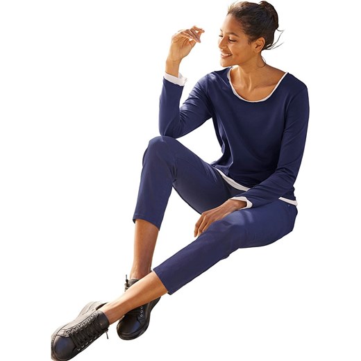 Heine Koszulka w kolorze granatowym Heine 42 promocyjna cena Limango Polska