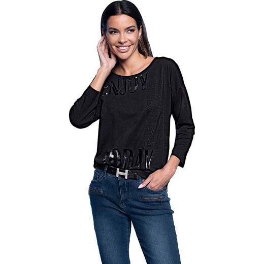 Heine Koszulka w kolorze granatowo-czarnym - id: 17741547 - marki Heine - 187267942 Heine Koszulka w kolorze granatowo-czarnym ze sklepu Limango Polska w kategorii Bluzki damskie - zdjęcie 187267942