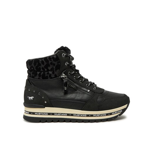 Sneakersy Mustang 1364-503 BIG Czarny ze sklepu eobuwie.pl w kategorii Buty sportowe męskie - zdjęcie 187268290