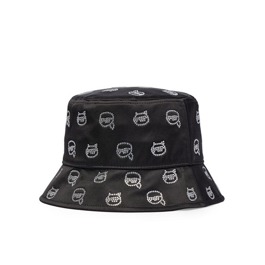 Kapelusz KARL LAGERFELD 246W3403 Czarny ze sklepu eobuwie.pl w kategorii Kapelusze damskie - zdjęcie 187268314