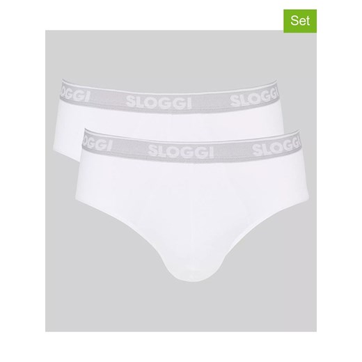 Sloggi Slipy (2 pary) w kolorze białym - id: 15587820 - marki Sloggi - 187269134 Sloggi Slipy (2 pary) w kolorze białym ze sklepu Limango Polska w kategorii Majtki męskie - zdjęcie 187269134