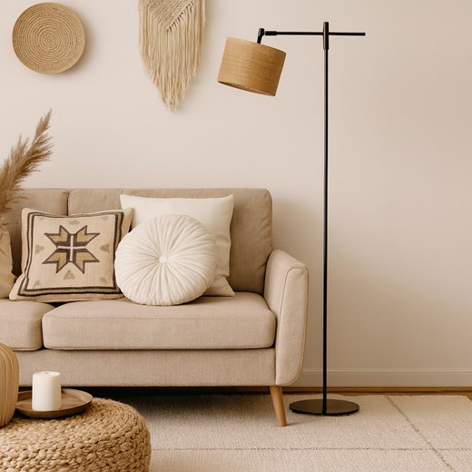 Lampa stojąca do salonu SERES BOHO z regulacją kąta padania światła ze sklepu Lysne w kategorii Lampy podłogowe - zdjęcie 187270182