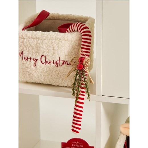 Sinsay - Dekoracja świąteczna - czerwony - id: 722GF-33X - marki Sinsay - 187270243 Sinsay - Dekoracja świąteczna - czerwony ze sklepu Sinsay w kategorii Dekoracje bożonarodzeniowe - zdjęcie 187270243