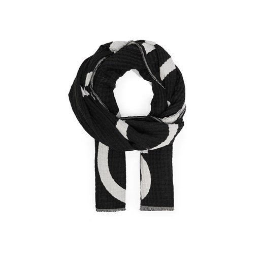 Szal Calvin Klein K60K612879 Czarny ze sklepu eobuwie.pl w kategorii Szaliki i chusty damskie - zdjęcie 187270600