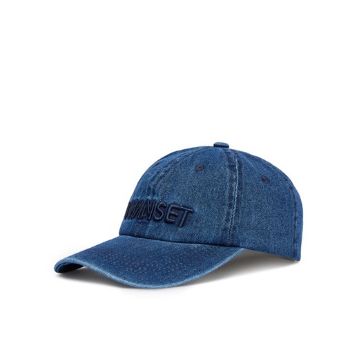 TWINSET Czapka z daszkiem 251LL5BAA Niebieski ze sklepu MODIVO w kategorii Czapki z daszkiem damskie - zdjęcie 187270991