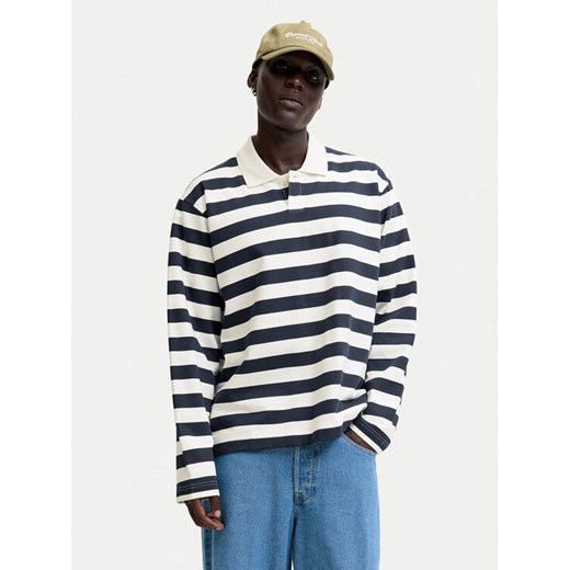 Jack & Jones Polo Bleecker 12285805 Granatowy Loose Fit - id: 0000305488053 - marki Jack & Jones - 187271020 Jack & Jones Polo Bleecker 12285805 Granatowy Loose Fit ze sklepu MODIVO w kategorii T-shirty męskie - zdjęcie 187271020