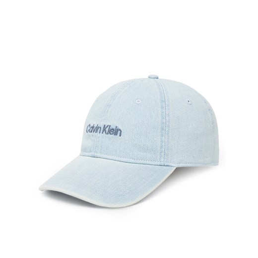 Calvin Klein Czapka z daszkiem Small Monogram LV04K5065G Niebieski ze sklepu MODIVO w kategorii Czapki z daszkiem damskie - zdjęcie 187271033