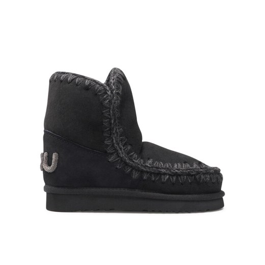 Mou Śniegowce Eskimo 18 Glitter Logo MU.FW101050A Czarny ze sklepu MODIVO w kategorii Śniegowce damskie - zdjęcie 187271041