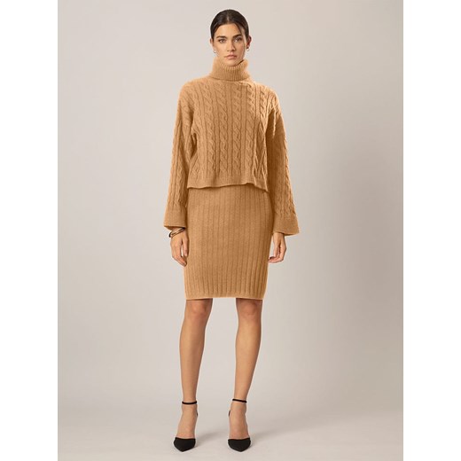 APART 2-częściowy zestaw w kolorze jasnobrązowym 42 okazja Limango Polska