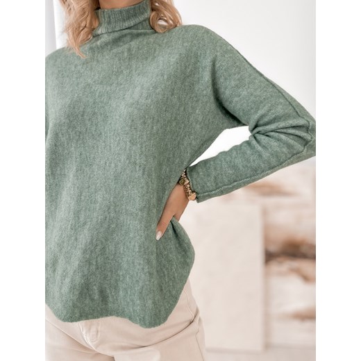 sweter darma khaki one size ONE SIZE UBRA