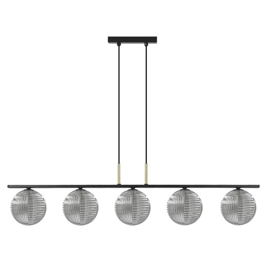 Pięciokloszowa lampa sufitowa szklana Z7-G18 - id: 53668 - marki Lumes - 187272170 Pięciokloszowa lampa sufitowa szklana Z7-G18 ze sklepu Edinos.pl w kategorii Lampy sufitowe - zdjęcie 187272170