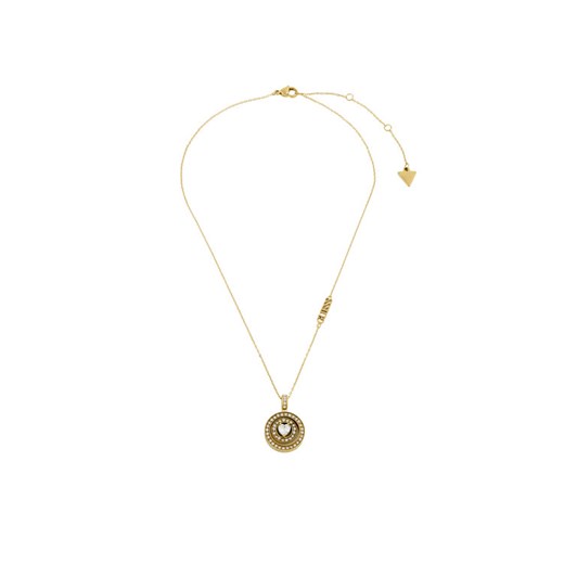 Naszyjnik Guess JUBN04 658JW Złoty ze sklepu eobuwie.pl w kategorii Naszyjniki - zdjęcie 187273051