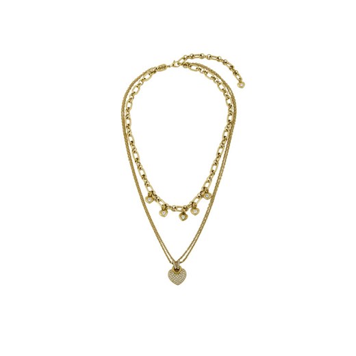 Naszyjnik Guess JUBN05 208JW Złoty ze sklepu eobuwie.pl w kategorii Naszyjniki - zdjęcie 187273061