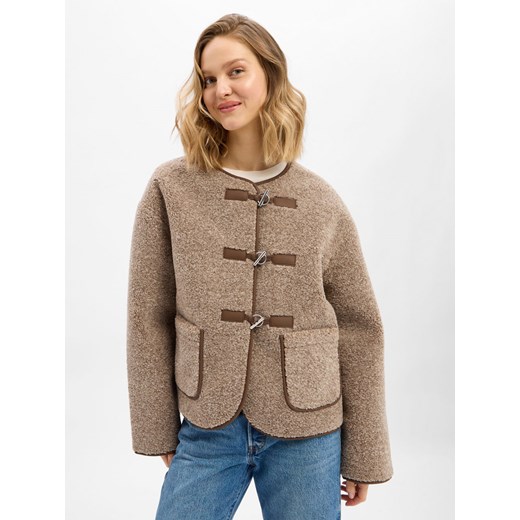 mbyM Damska kurtka ze sztucznego futra - Keisa Kobiety melanżowy marmurkowy - id: 783717-0001-09909 - marki Mbym - 187273740 mbyM Damska kurtka ze sztucznego futra - Keisa Kobiety melanżowy marmurkowy ze sklepu vangraaf w kategorii Kurtki damskie - zdjęcie 187273740