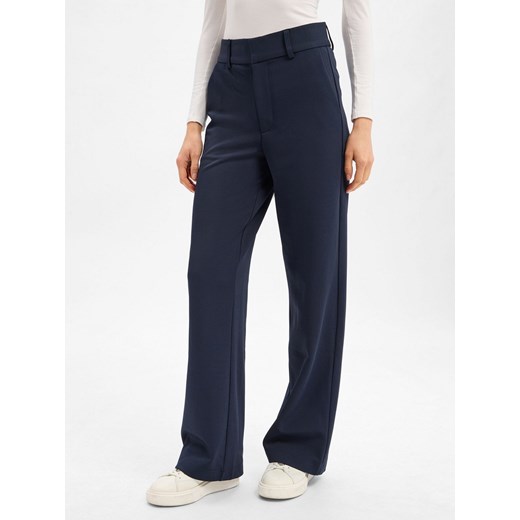Neo Noir Damskie spodnie materiałowe - Nathalie Kobiety granatowy jednolity ze sklepu vangraaf w kategorii Spodnie damskie - zdjęcie 187273754