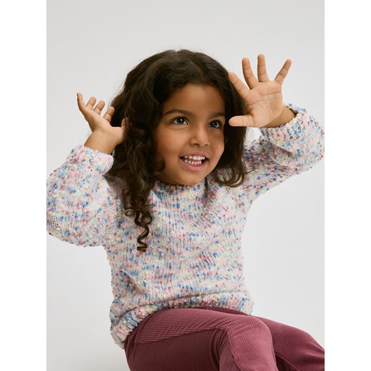Reserved - Wielokolorowy sweter - wielobarwny ze sklepu Reserved w kategorii Swetry dziewczęce - zdjęcie 187273780