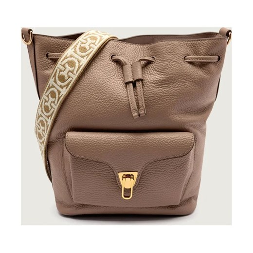 Coccinelle Skórzany worek BEAT ze sklepu Gomez Fashion Store w kategorii Torebki worki - zdjęcie 187274010