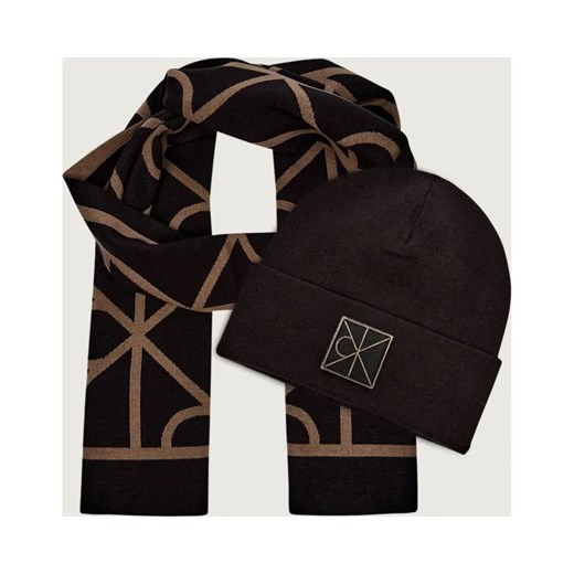 Calvin Klein Szal + czapka ze sklepu Gomez Fashion Store w kategorii Czapki zimowe męskie - zdjęcie 187274024