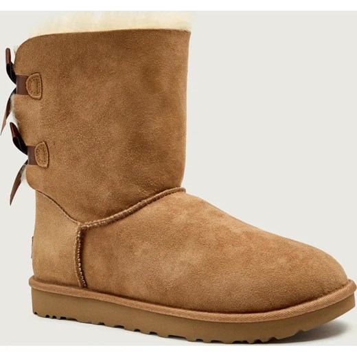 UGG Śniegowce Bailey Bow II | shearling | zamsz ze sklepu Gomez Fashion Store w kategorii Śniegowce damskie - zdjęcie 187274061