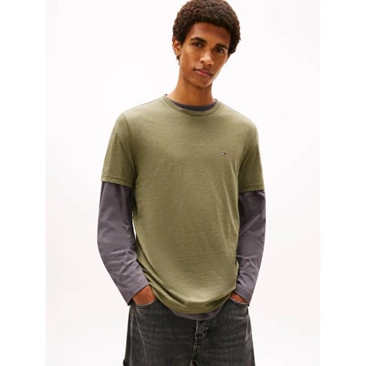 Tommy Jeans T-shirt JASPE | Extra slim fit - id: TM261M000017G29 - marki Tommy Jeans - 187274082 Tommy Jeans T-shirt JASPE | Extra slim fit ze sklepu Gomez Fashion Store w kategorii T-shirty męskie - zdjęcie 187274082