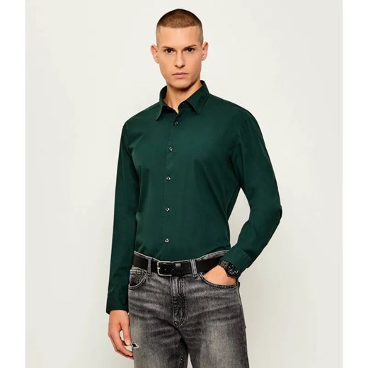 HUGO Koszula Ermo | Slim Fit | stretch ze sklepu Gomez Fashion Store w kategorii Koszule męskie - zdjęcie 187274102