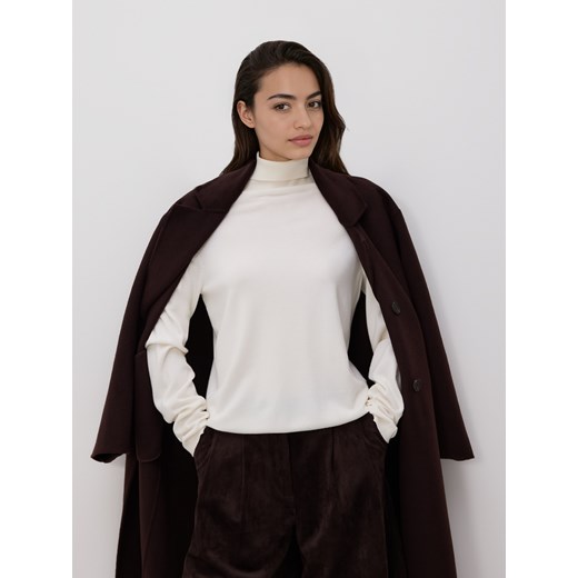 Reserved - Golf z wiskozą - złamana biel ze sklepu Reserved w kategorii Swetry damskie - zdjęcie 187275294