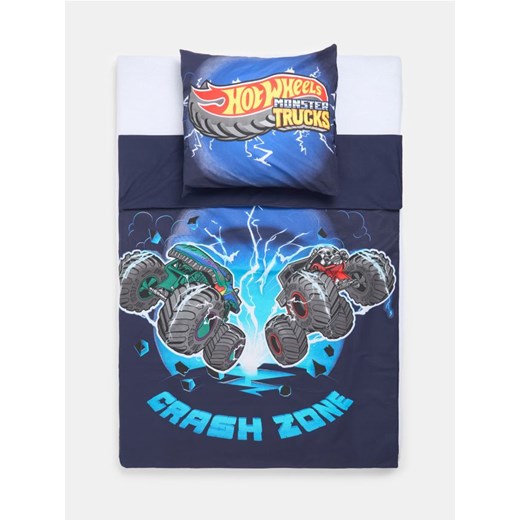 Sinsay - Komplet pościeli Hot Wheels - czarny ze sklepu Sinsay w kategorii Pościel dziecięca - zdjęcie 187276290