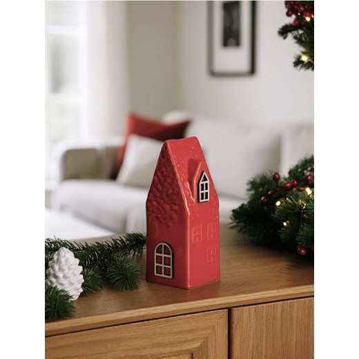 Sinsay - Dekoracja świąteczna w kształcie domku - czerwony - id: 615FQ-33X - marki Sinsay - 187276330 Sinsay - Dekoracja świąteczna w kształcie domku - czerwony ze sklepu Sinsay w kategorii Dekoracje bożonarodzeniowe - zdjęcie 187276330