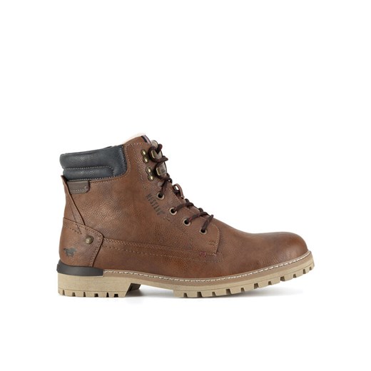 Trzewiki Mustang 4142-602 Brązowy - id: 5905588867982 - marki Mustang - 187276410 Trzewiki Mustang 4142-602 Brązowy ze sklepu eobuwie.pl w kategorii Buty zimowe męskie - zdjęcie 187276410