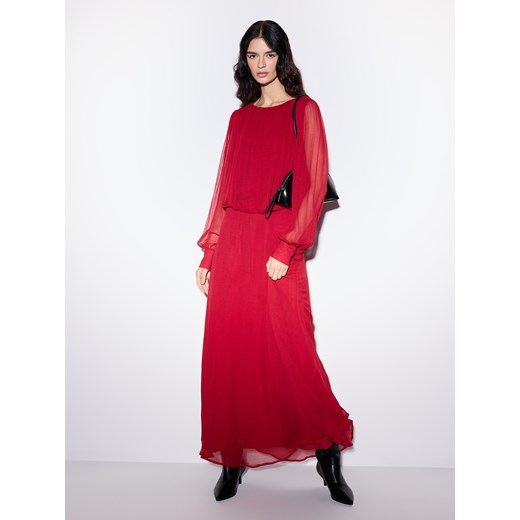 Mohito - Czerwona sukienka maxi - czerwony ze sklepu Mohito w kategorii Sukienki - zdjęcie 187276542