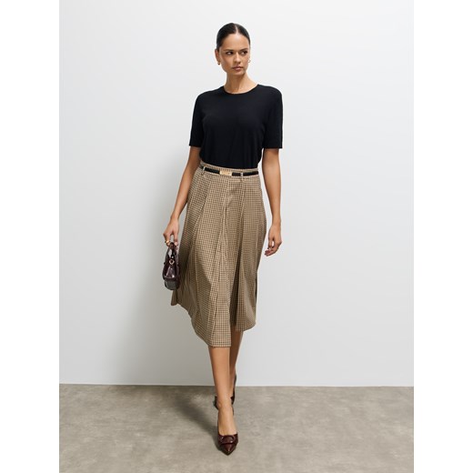 Mohito - Spódnica midi z paskiem - wielobarwny - id: 337GS-MLC - marki Mohito - 187276554 Mohito - Spódnica midi z paskiem - wielobarwny ze sklepu Mohito w kategorii Spódnice - zdjęcie 187276554