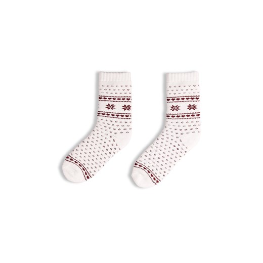 GATE Wzorzyste skarpetki z domieszką wełny 35-38 ze sklepu gateshop w kategorii Skarpetki damskie - zdjęcie 187277111