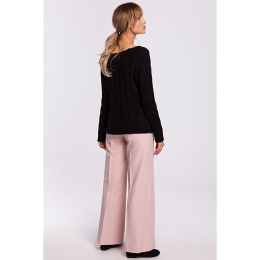 made of emotion Sweter w kolorze czarnym S/M Limango Polska okazja