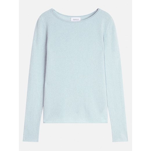 Perfect Cashmere Kaszmirowy sweter "Oprah" w kolorze błękitnym - id: 17776466 - marki Perfect Cashmere - 187277694 Perfect Cashmere Kaszmirowy sweter "Oprah" w kolorze błękitnym ze sklepu Limango Polska w kategorii Swetry damskie - zdjęcie 187277694