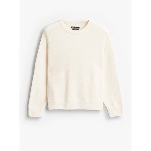 Mohito - Wełniany kremowy sweter - kremowy ze sklepu Mohito w kategorii Swetry damskie - zdjęcie 187278144