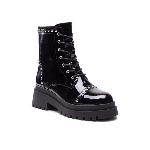 Trzewiki DeeZee WS5667-01 Czarny ze sklepu eobuwie.pl w kategorii Workery damskie - zdjęcie 187278830