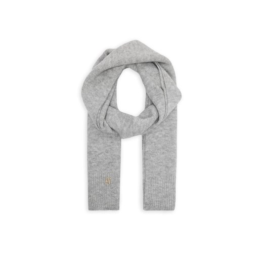 Szalik Tommy Hilfiger Luxe AW0AW16646 Szary ze sklepu eobuwie.pl w kategorii Szaliki i chusty damskie - zdjęcie 187278863