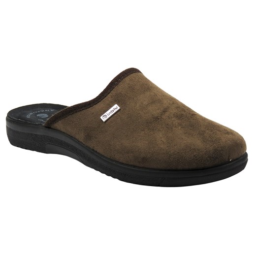 Wygodne kapcie męskie INBLU DG-75U, ciemnobrązowe ze sklepu ulubioneobuwie w kategorii Kapcie męskie - zdjęcie 187279484