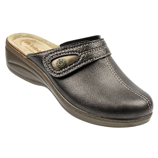 Wygodne klapki damskie INBLU LY-80, szare ze sklepu ulubioneobuwie w kategorii Klapki damskie - zdjęcie 187279501